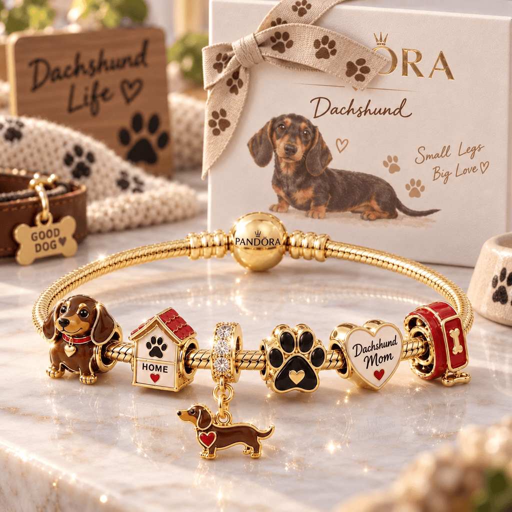 DSH Gold Charm Bracelet Set VTH