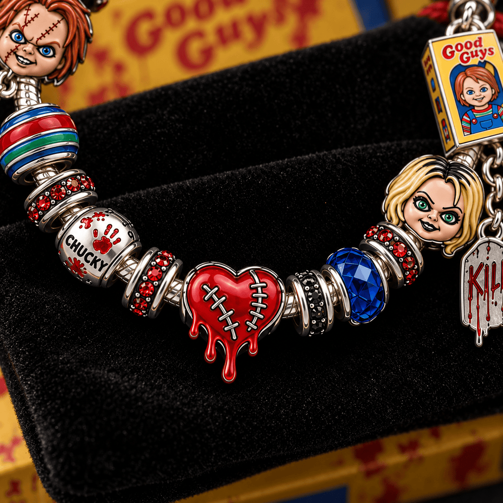 CKY Silver Charm Bracelet Set TTTT