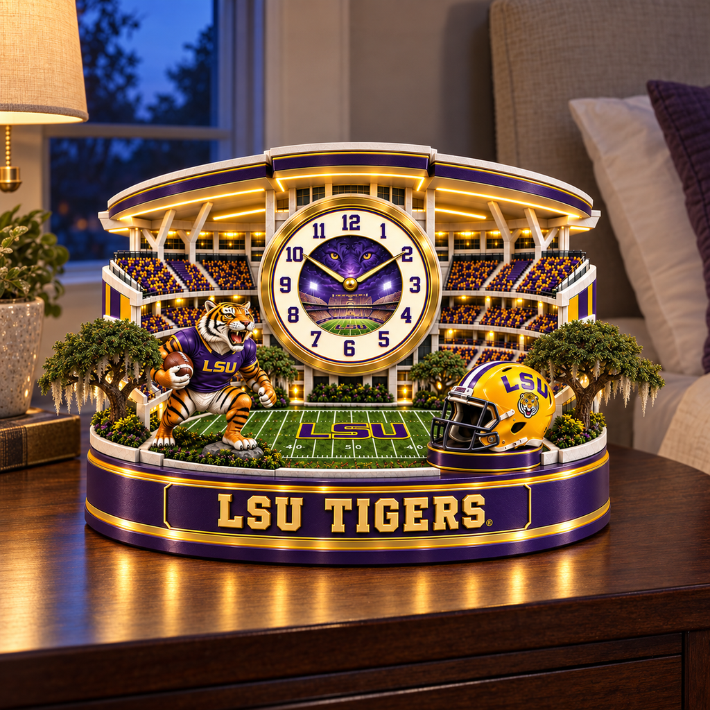 PREMIUM LSUT Home Decorative Table Clock NHVH