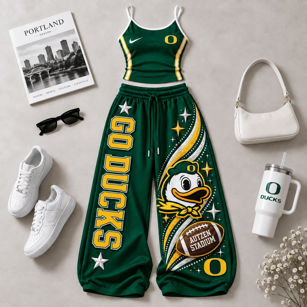 Premium ORD Sports-Inspired Cami & Wide-Leg Pants Set BMD