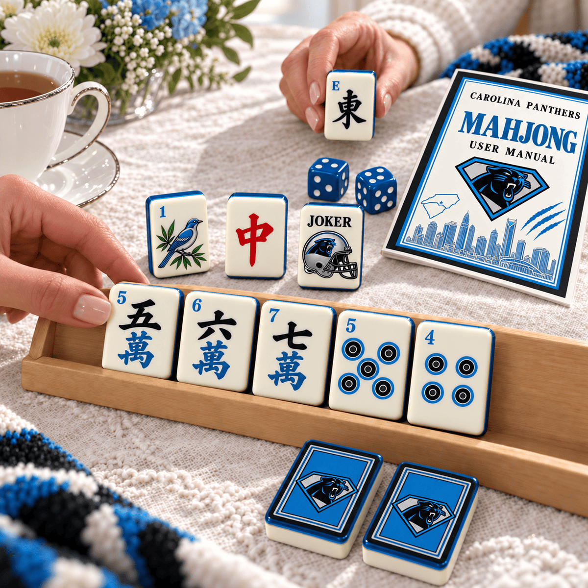 Premium CRPT Mahjong Tiles Set TTMH