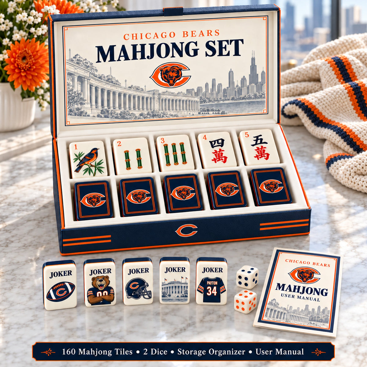 Premium CCB Mahjong Tiles Set TTMH