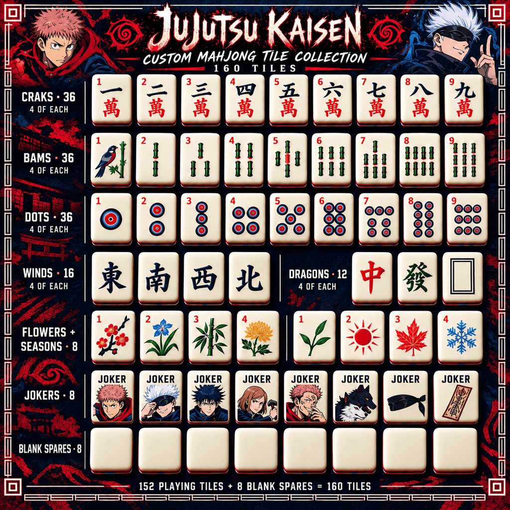 JKS Premium Mahjong Set – Game Night Edition PNPA