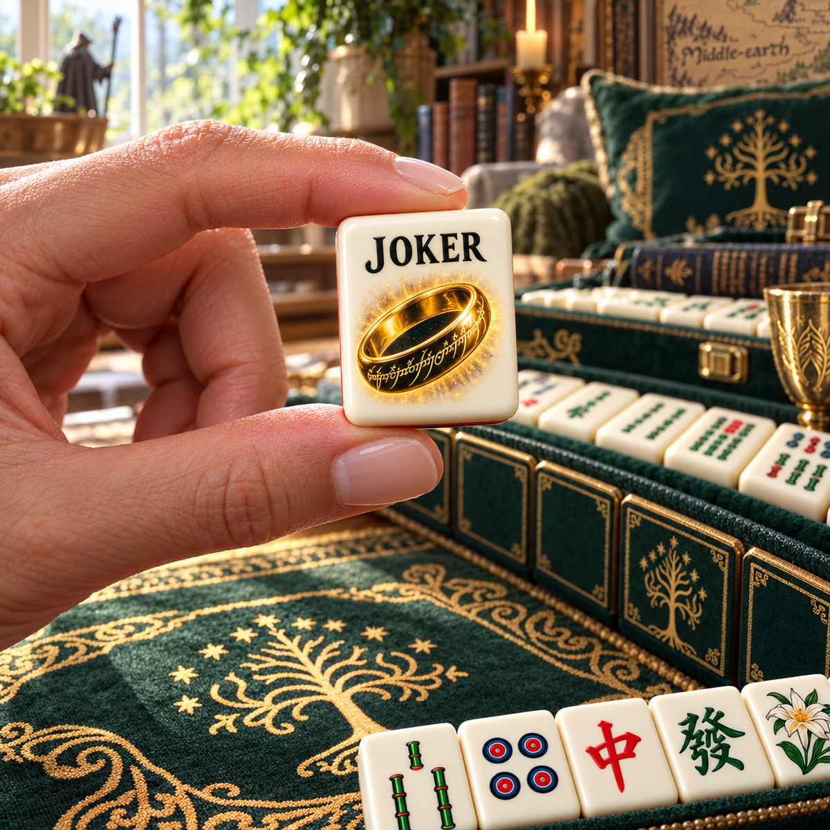 LOTR Premium Mahjong Set – Game Night Edition PNPA