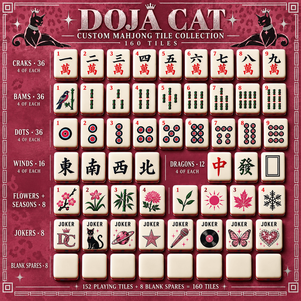 DJC Premium Mahjong Set – Game Night Edition PNPA
