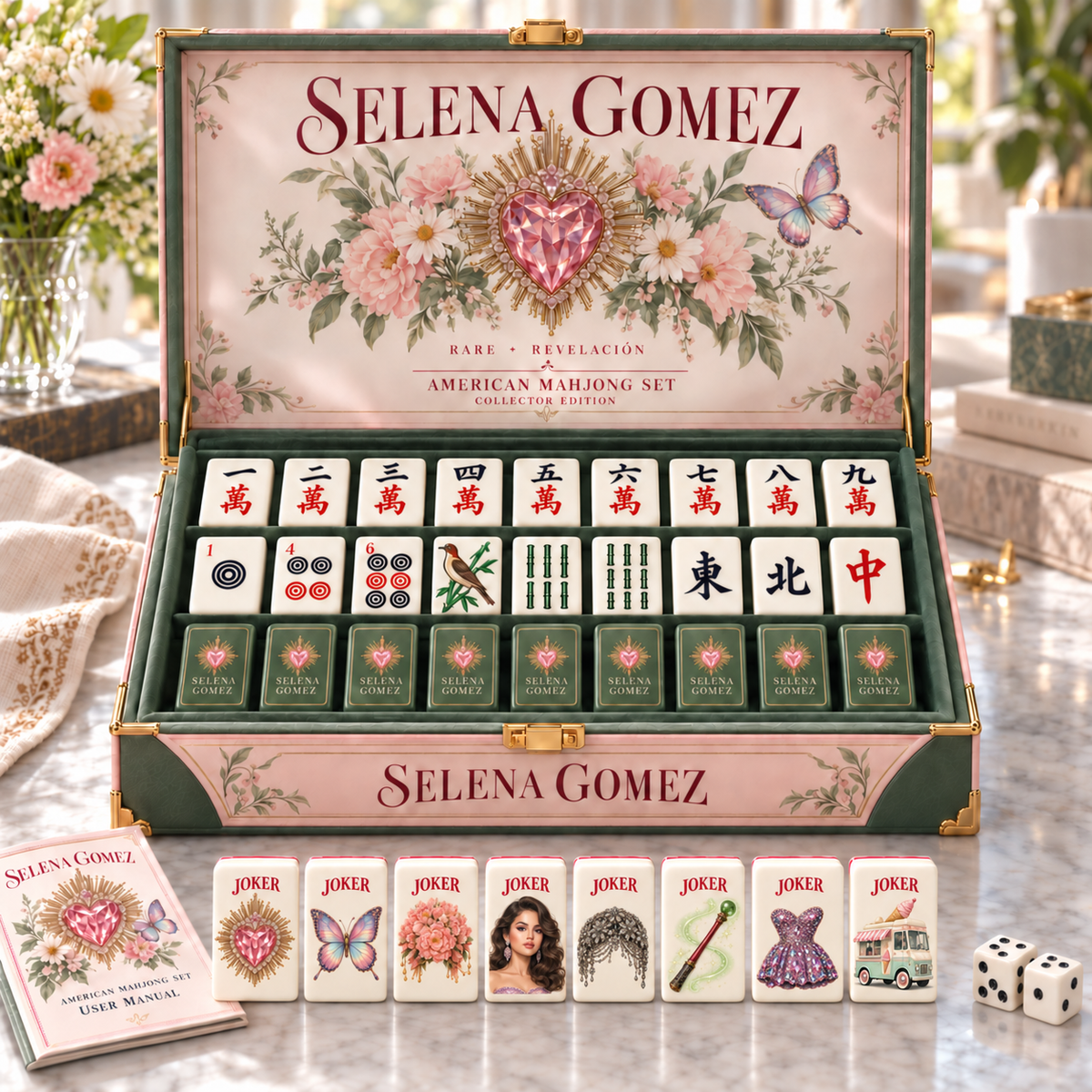 Premium SLNG Mahjong Tiles Set TTMH