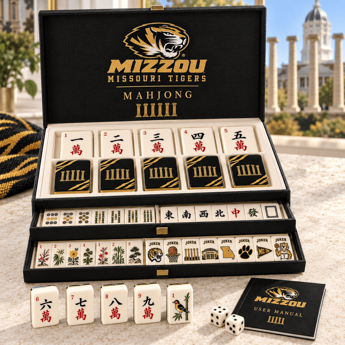 Premium MSTG Mahjong Tiles Set TNSM